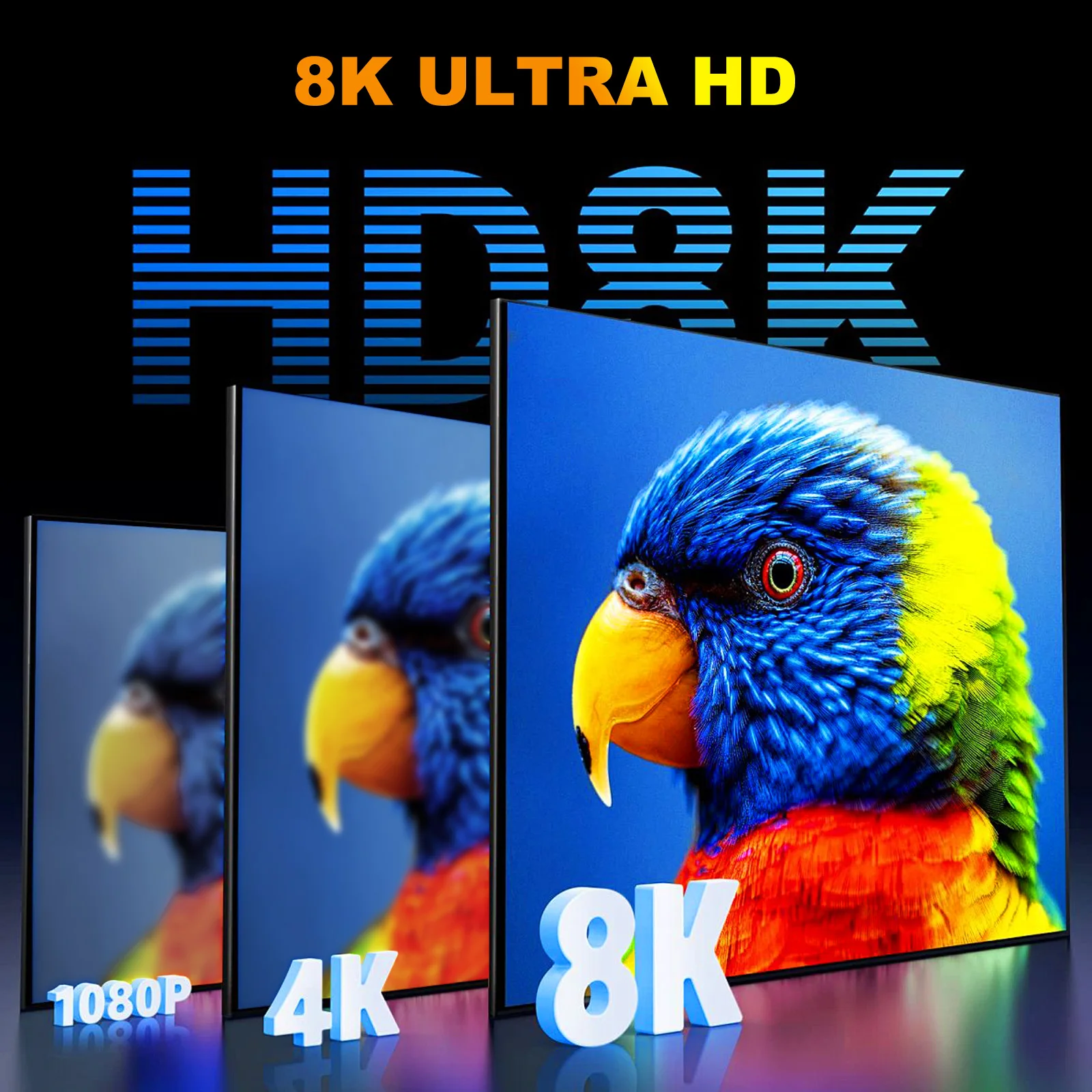 H96 MAX M9 TV Box Android 14 RK3576 8GB 64GB 1000M DDR4 USB3.0 Wifi 6 BT5.4 8K Set Top Box AV1 مشغل الوسائط 4GB 32GB