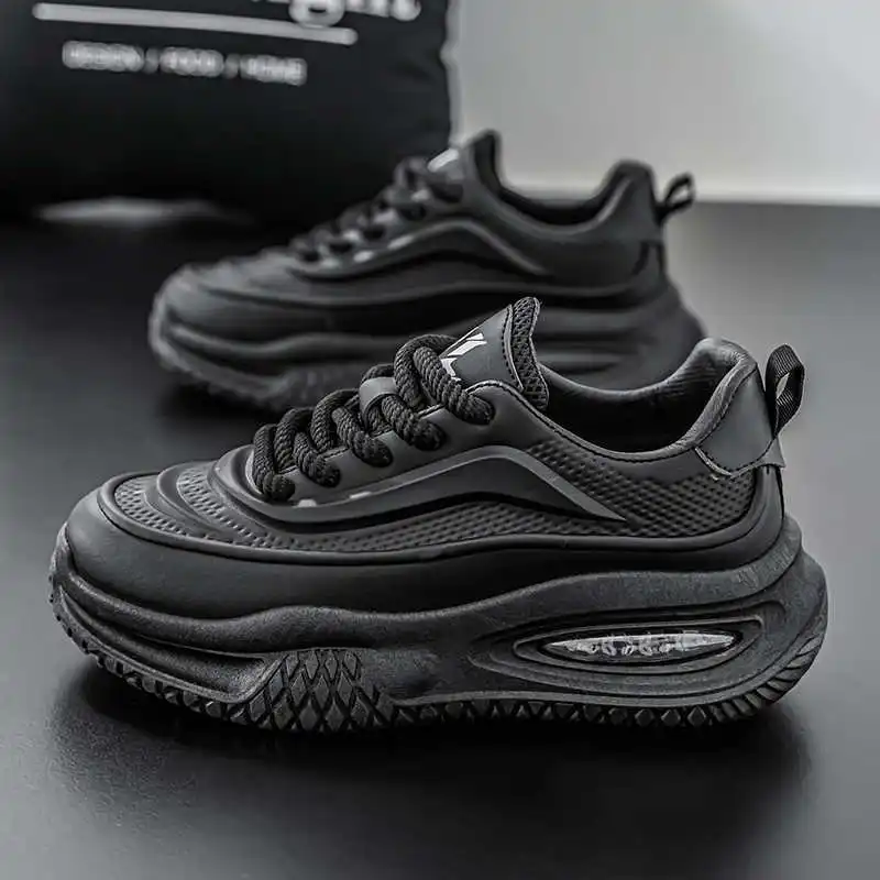 

Plataform Round Tip Sneakers A Running Shoes With Lacing Mens Retro Boots Sports Loafers Importers Shows College Shooes