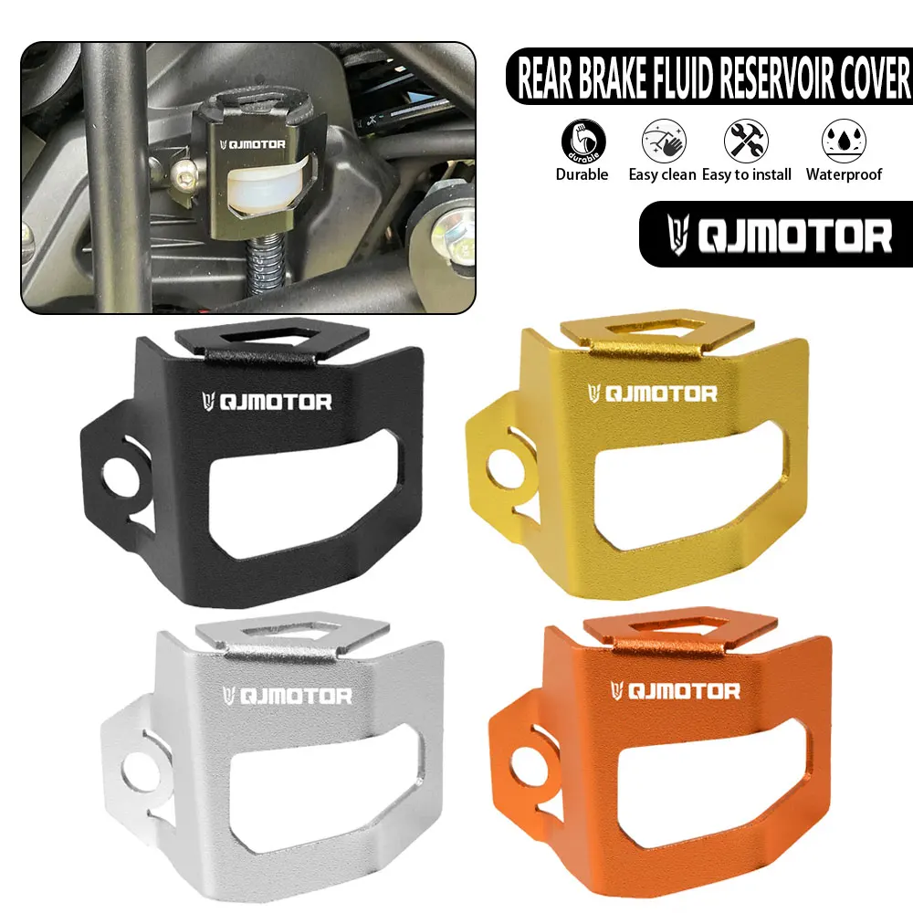 

Motorcycle Rear Brake Fluid Reservoir Protector Guard Cover Cap For QJMOTOR SRT550X SVT650X SRT700X SVT 650 X 650X SRT 550X/700X