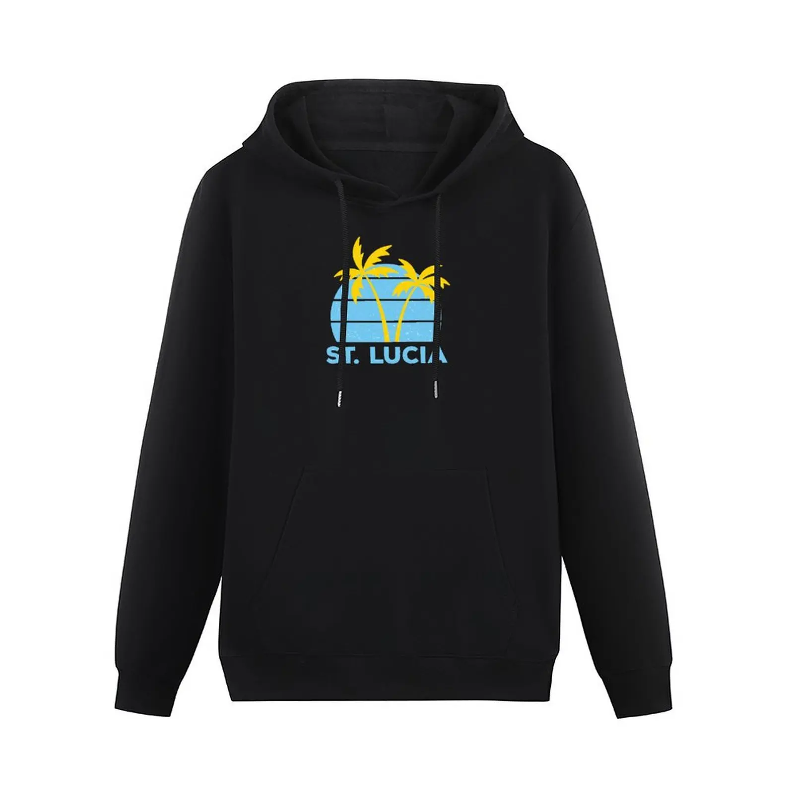 St Lucia Retro Pullover Hoodie mens designer clothes men hoodie