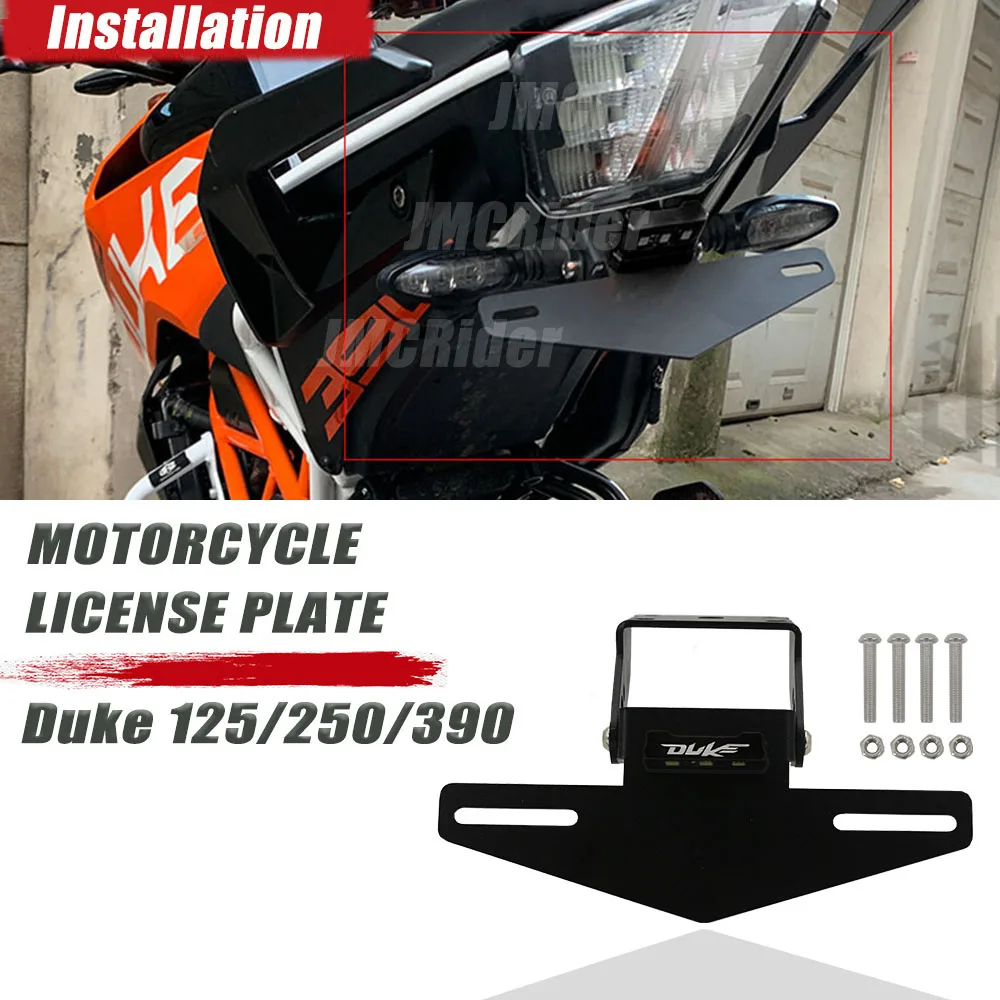 License Plate Holder Tail Tidy Fender Eliminator 2021 For KTM Duke 200 250 390 2018 2019 2020 Duke200 Duke390 Duke125 2017-2021