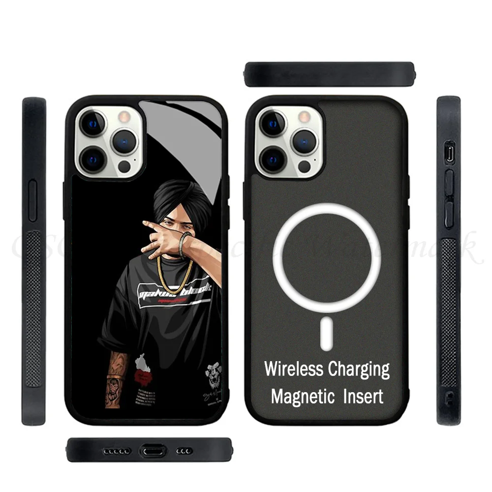 Sidhu Moosewala Desi Merch Punjabi Phone Case Strong Magnetic For IPhone 15 14 13 Pro Max 11 12 Mini Alex Mirror For