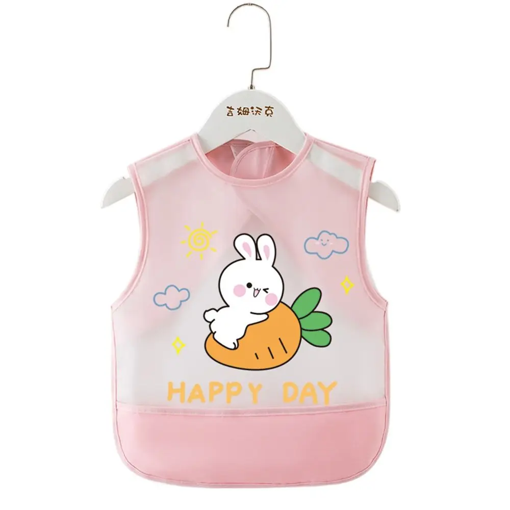 

Animal Pattern Baby Feeding Bib Waterproof Anti-dirty Sleeveless Bibs Rabbit Comfortable Saliva Towel Burp Apron 0-5 Years Old