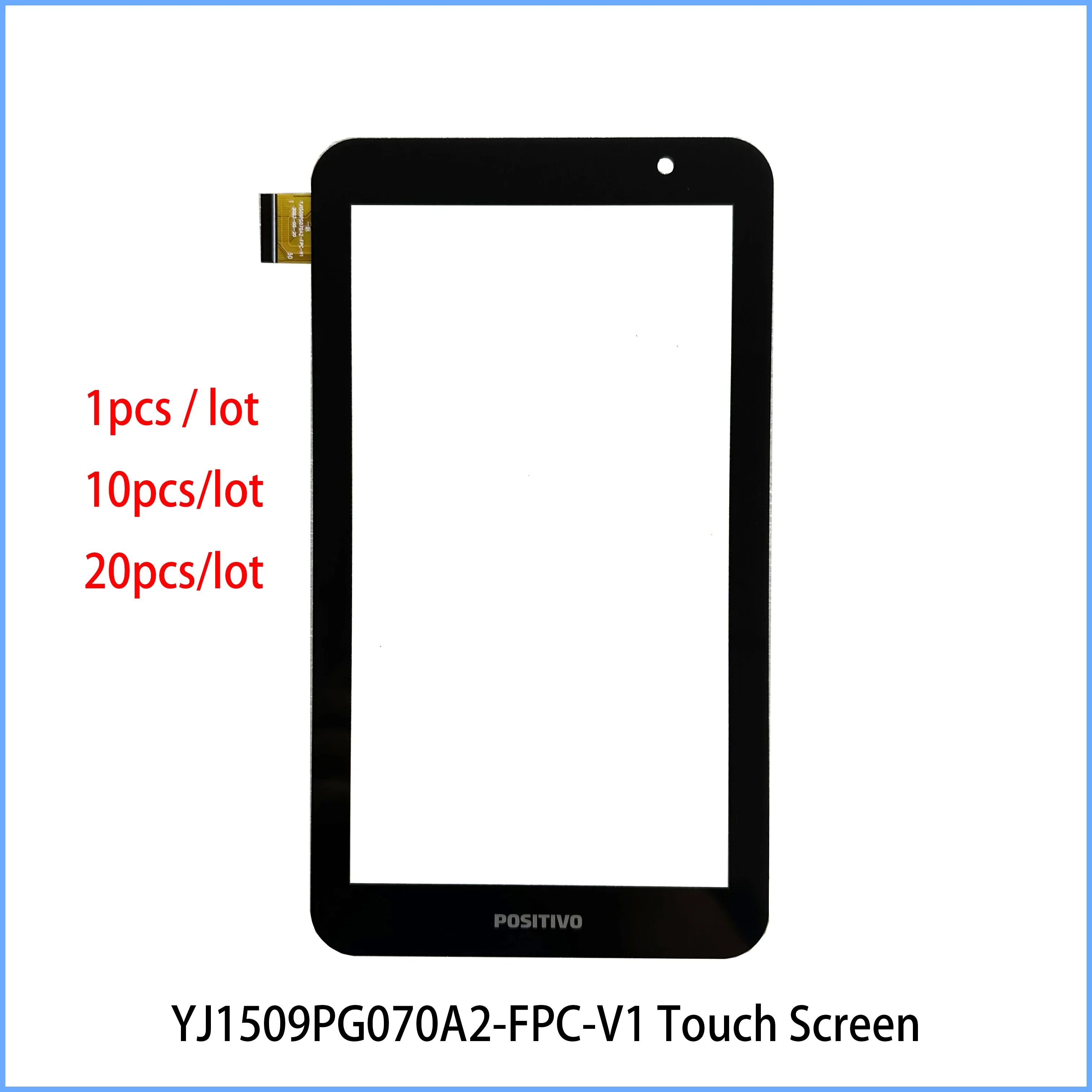 1 10 20pcs/lot 30 PIN For 7Inch P/N YJ1509PG070A2-FPC-V1 Kids Tab Tablet PC Capacitive Touch Screen Digitizer Panel Replacement