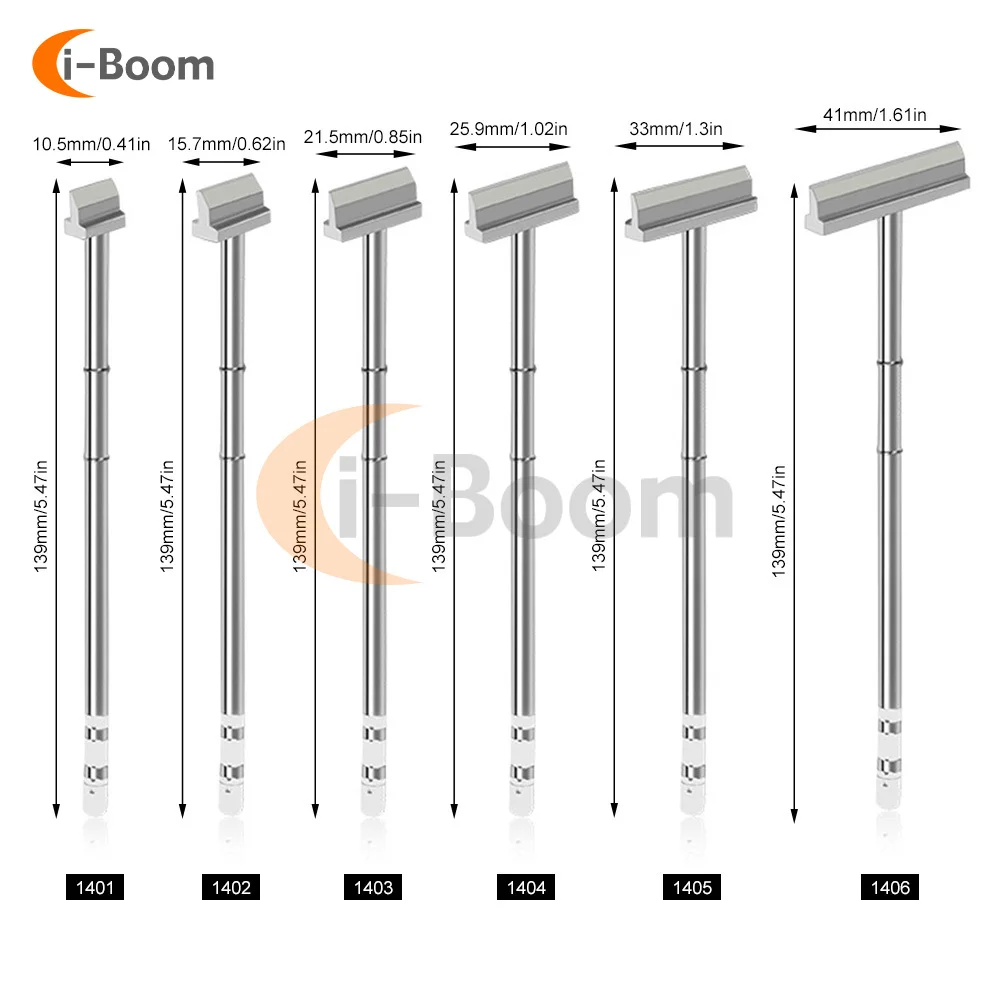 T12 puntas de soldadura 1401/1402/1403/1404/1405/1406 elemento calefacción Estación reemplazable Accesorios Herramientas