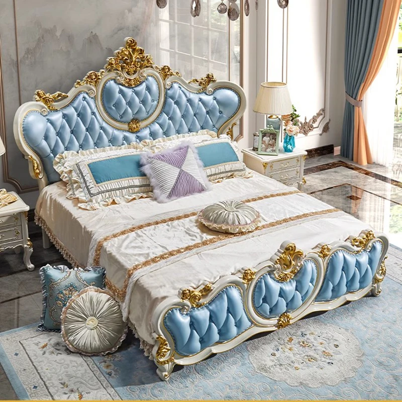 Princess Sleeping Bed Sex Beauty Multifunctional Design Girls Bed Bedroom Double Luxury Storage Sun Muebles Unique Furniture