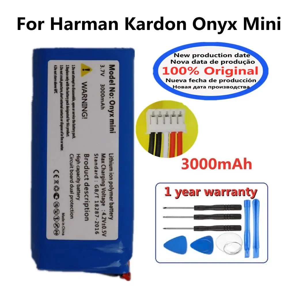 New Original Player Speaker Battery For Flip 4 Harman Kardon Onyx Studio 5 6 4 3 2 1 Go Play Mini / Onyx mini Battery Bateria image 6
