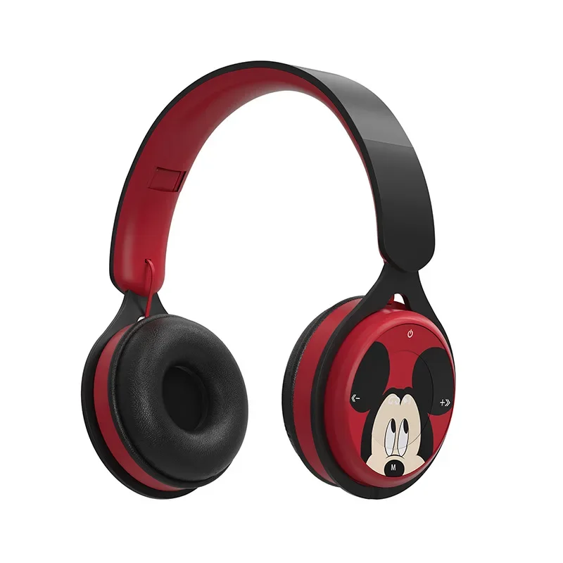 New Marvel Spiderman Disney Mickey Wireless Headphones Blutooth Surround Sound Stereo Foldable Earphone Laptop Headset