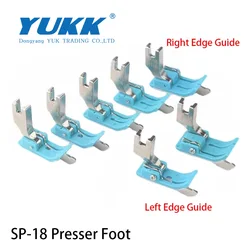 SP-18 Right /Left Edge Guide Presser Foot For Industrial Single Needle Straight Lockstitch Sewing Machine