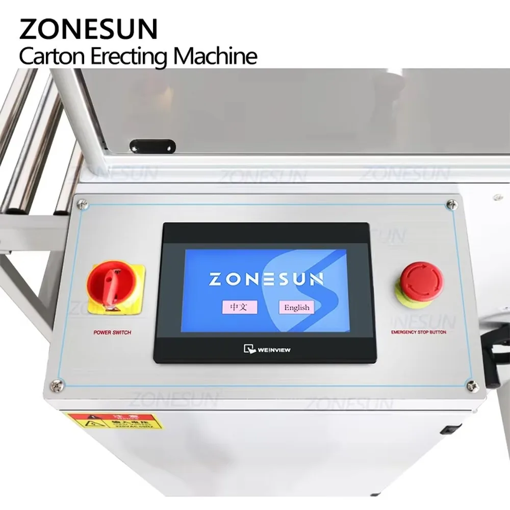 Automatic High Speed Carton Folding Erector Machine Industrial Box Forming Equipment For Packaging Line