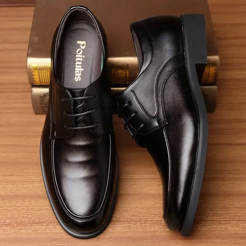 Soft Flat Business Male Casual Shoe Dress Shoes Moccasin Formal Men's Leather Comfortable On Sale Social High Quality Fashion Pu