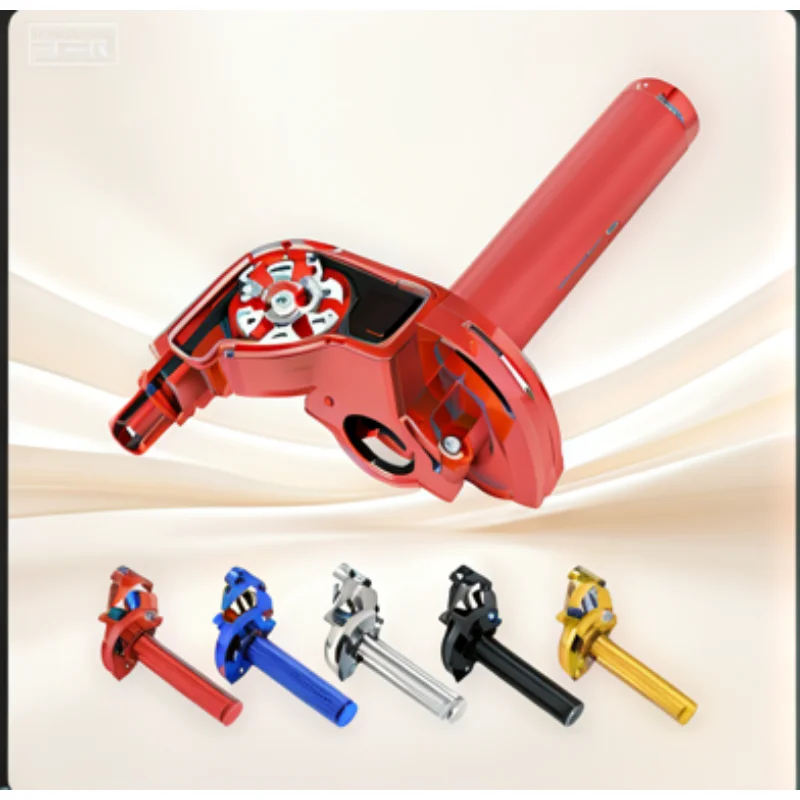

22mm Motorcycle Accelerator Throttle Twist Grips Handlebars CNC Aluminum For Moped Scooter ATV Quad Bike