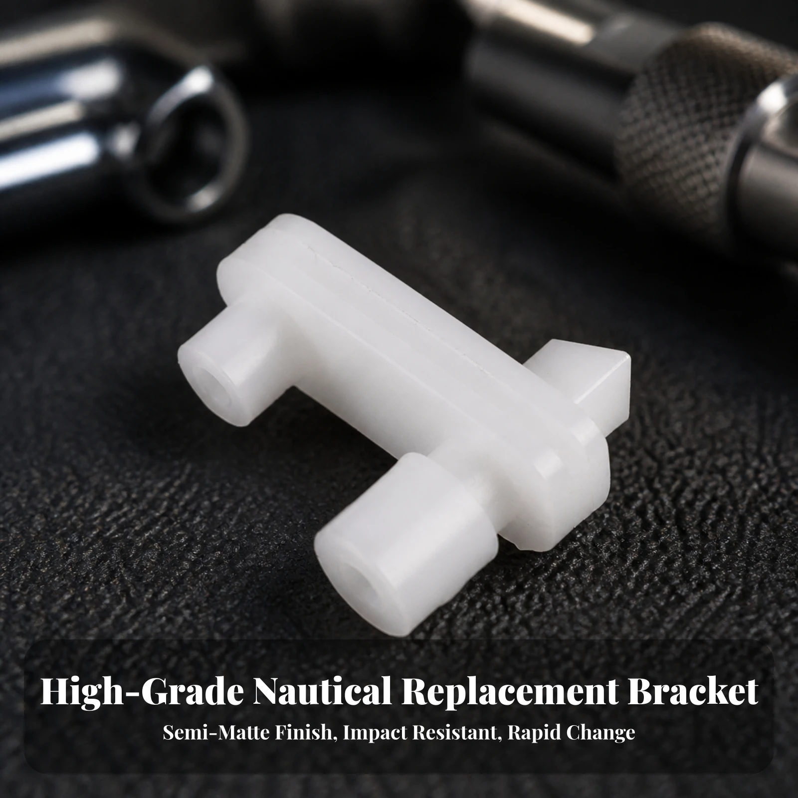 Locking-Rod Bracket Secure Rod Bracket Hardware Sturdy Stable for Boat Owners, Marine Repair
