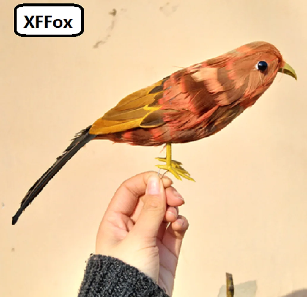 

creative simulation bird model foam&furs lifelike thrush bird gift about 30cm xf0473