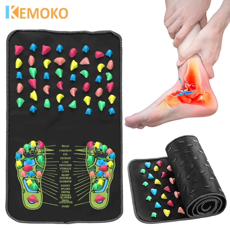 

Foot Massage Cushion Mat Healthcare Acupressure Mat Health Care Simulation Cobblestone Foot Leg Pad Pain Relief Relaxing Massage