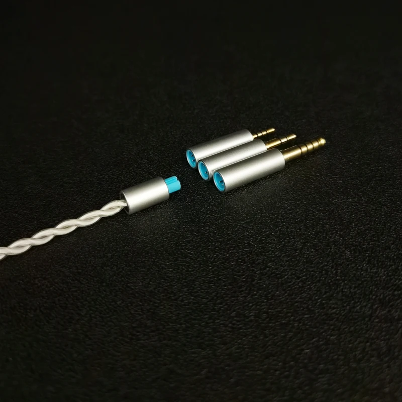 Misura HIFIMAN Fiio 3 in 1 Spine OCC 6N Crystal OCC Cavo per cuffie Cavo bilanciato per SUNDARA ANANDA HE4XX HE-400i K7