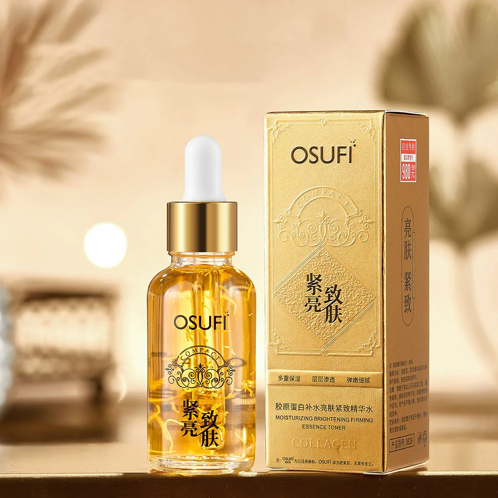 

OSUFI Collagen Face Serum Anti Aging Smoothing Lines Facial Care Essence Moisturizing Brighten Serum Beauty Skincare Products
