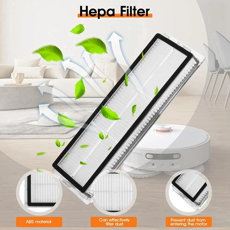 Hot Sale-Accessory Set For Xiaomi X20+ Vacuum Cleaner, Accessories For Xiaomi X20 Plus Robot Vacuum Cleaner Replacement Parts