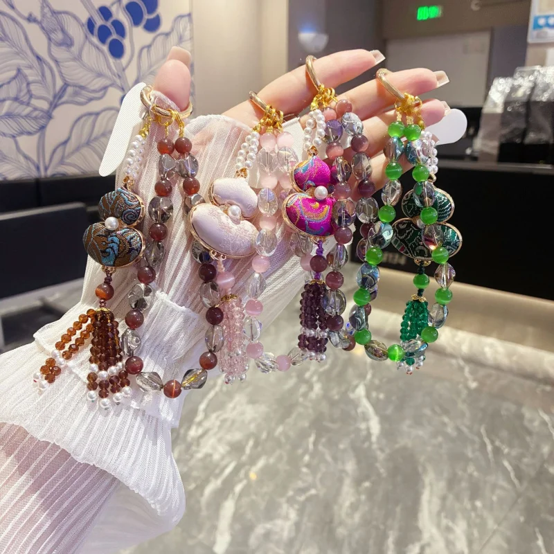 

New Chinese style Song brocade gourd phone strap, light luxury phone lanyard, ancient-style elegant phone chain