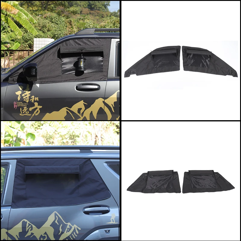 

For Great Wall Tank 400 Car Rear Window Shade Cover Car Rear Door Window Screen Sun Shade Privacy Protection Camping Accessories