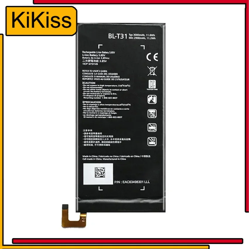 

For LG G PAD F2 8.0 LK460 - 3000mAh BL-T31 Tablet Battery
