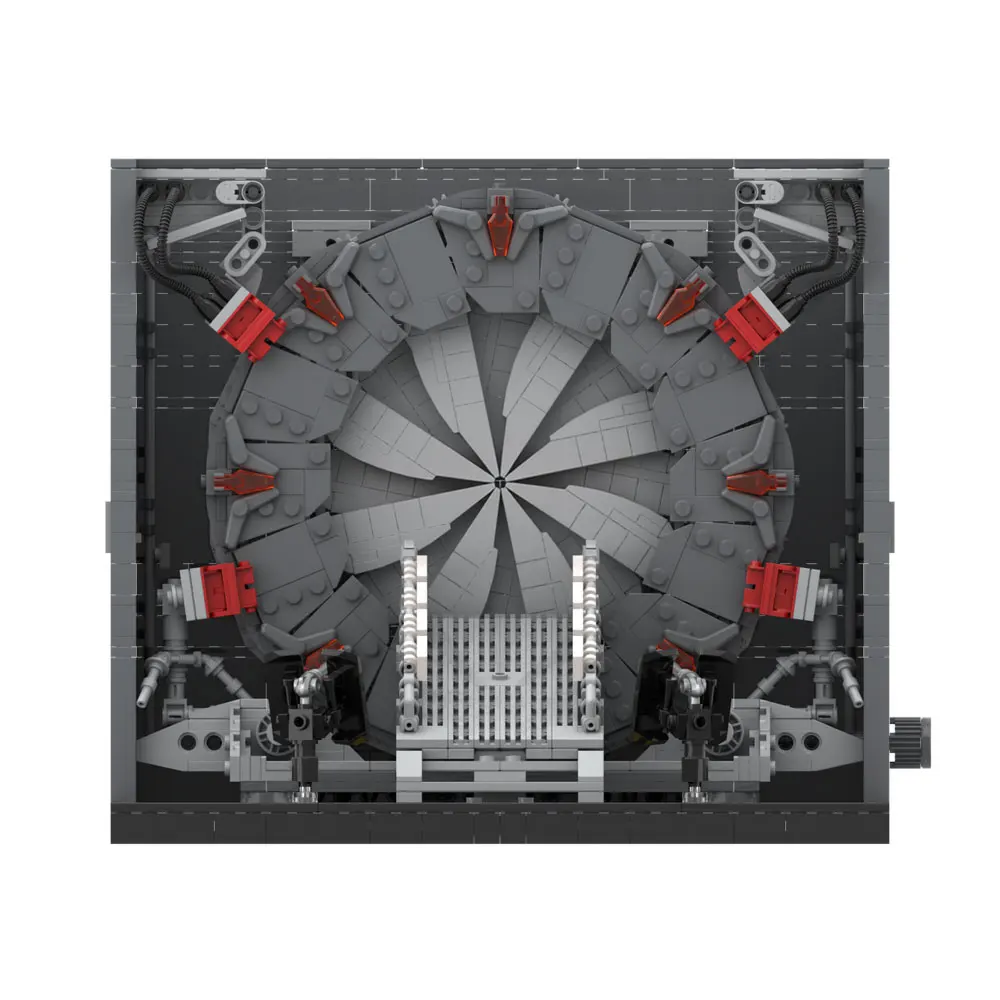 MOC Stargate SG 1 Gateroom Bricks Model Stargate Space Portal Building Blocks Creativity Assemble Toys Aldult DIY Birthday Gifts