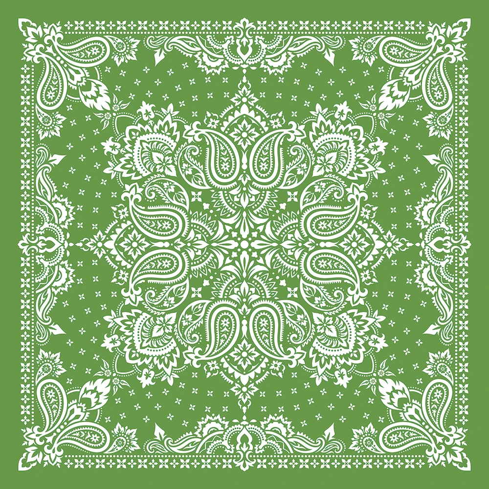 Modisches Neues Design Damen Schönes Blumenmuster Retro Hip-Hop 100% Baumwolle Bandana Quadratischer Schal Stirnband Paisley Geschenke für Frauen/Mädchen – Detail 7