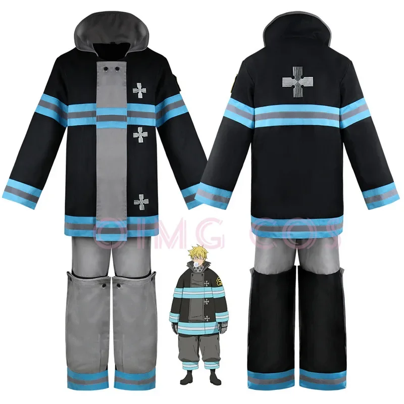 

Fire Force Cosplay Costume Adult Carnival Anime Uniform Halloween Party Costumes Women Cos Anime Game