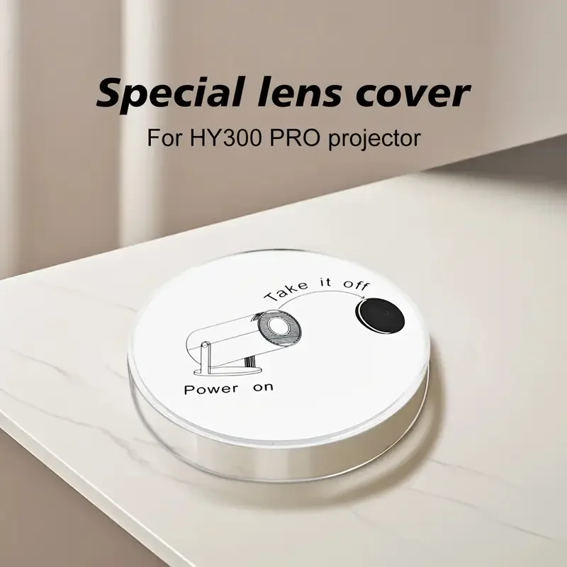 Cubierta protectora de lente de proyector DITONG HY300, Protector de lente para evitar el polvo para proyector Magcubic HY300
