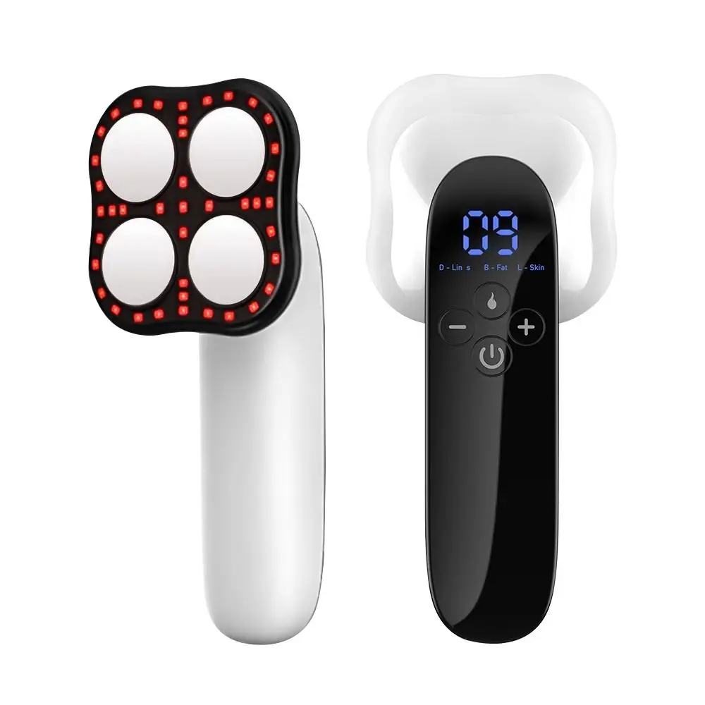 

RF Electric Abdomen Massage Device Deep Tissue Adjustable Levels Cellulite Remover Massager Microcurrent Rechargeable