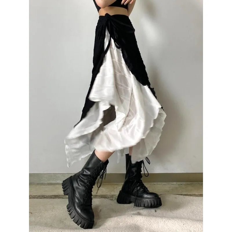 

Renaissance Halloween Skirt Vintage Half-length Skirt Cross-Border Specialty Women's Fashion Spring 2026 Neutral Other Material