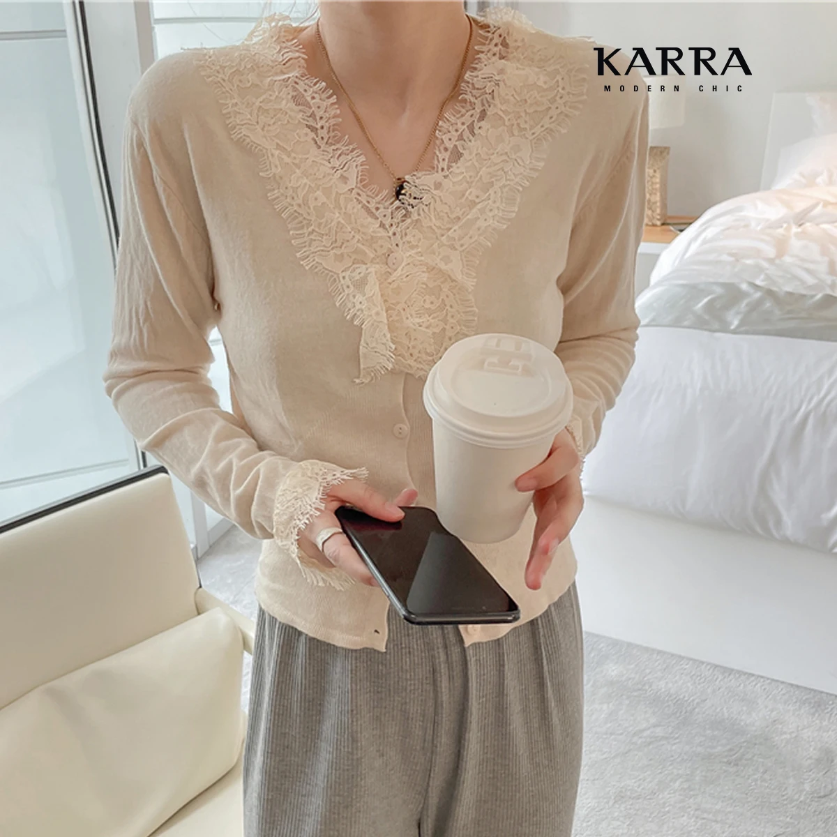 KARRA GLOUES CARDAGAN_KB3SCD040C