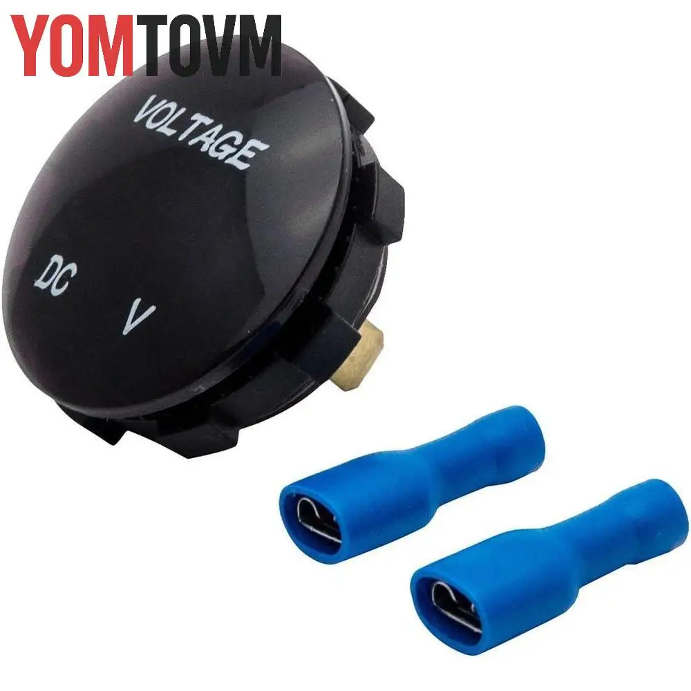 

Универсальный небольшой автомобильный вольтметр из АБС-пластика 12 В-24 В, подходит для всех автомобилей