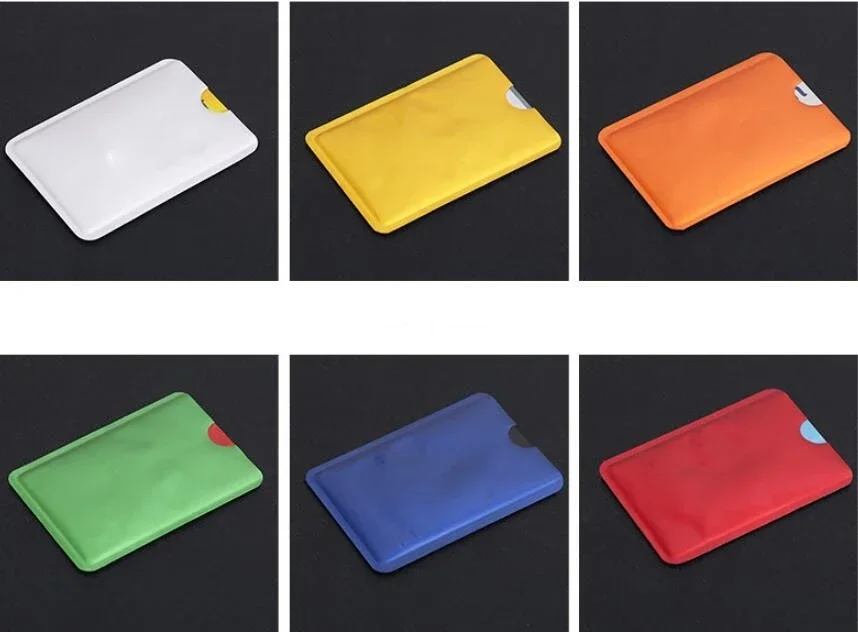 20pcs RFID Blocking Credit Card Holder Case Bag Sleeve Protector IC Bank Credit ID Card Protective Cover Case