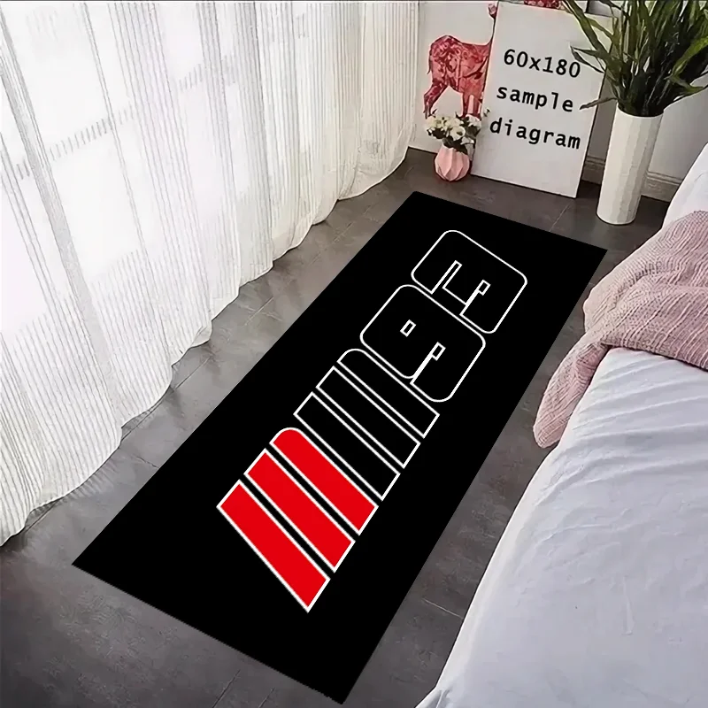  93 M-Marquezs Carpet Polyester Parking Mat Display Carpet Racing Cool Moto Display Motorcycle Mat Bedroom Anti-slip Home Rug