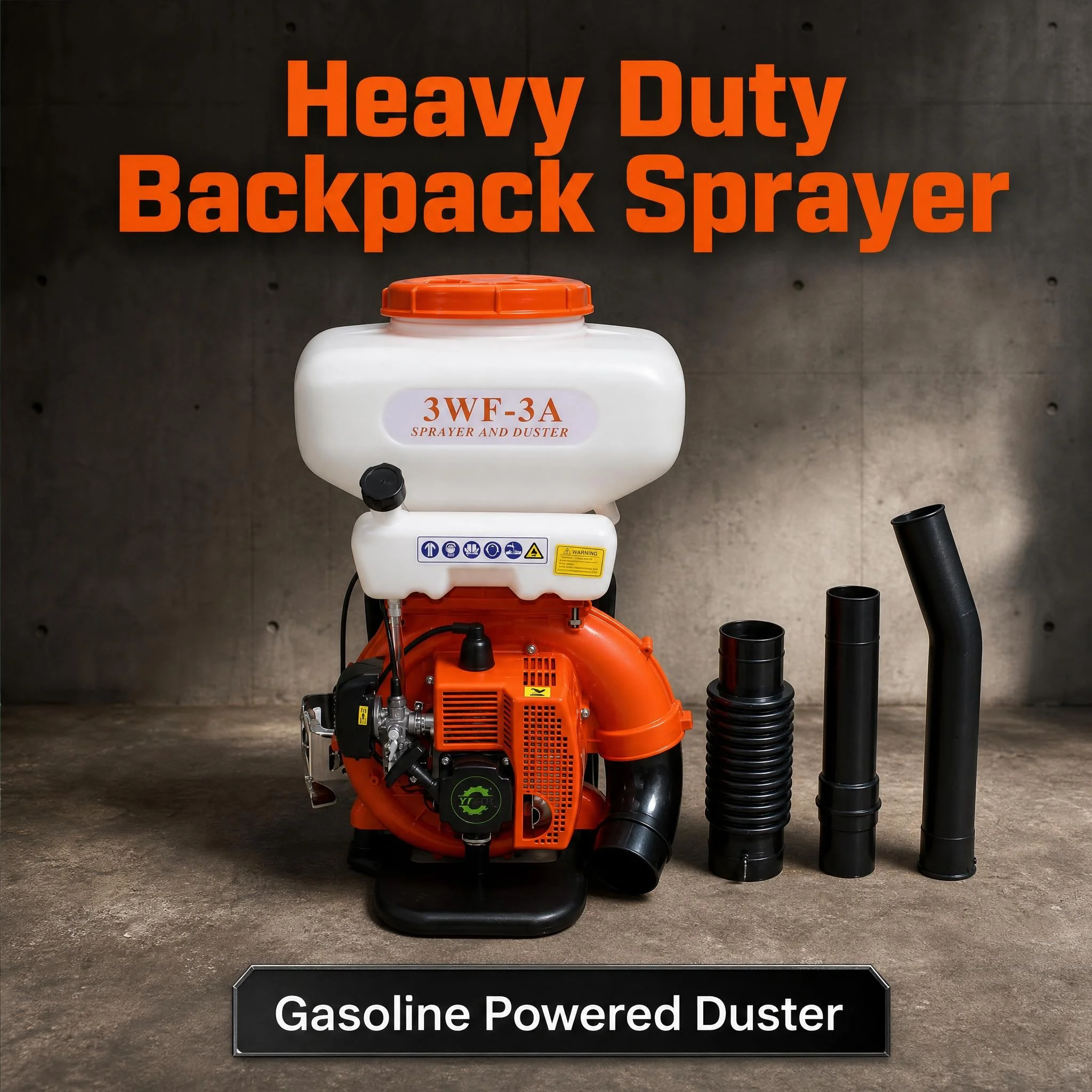 Knapsack Engine Pesticide and Fertilizer Sprayer / 2 or 4 Stroke Liquid Podwer Calcium Chloride