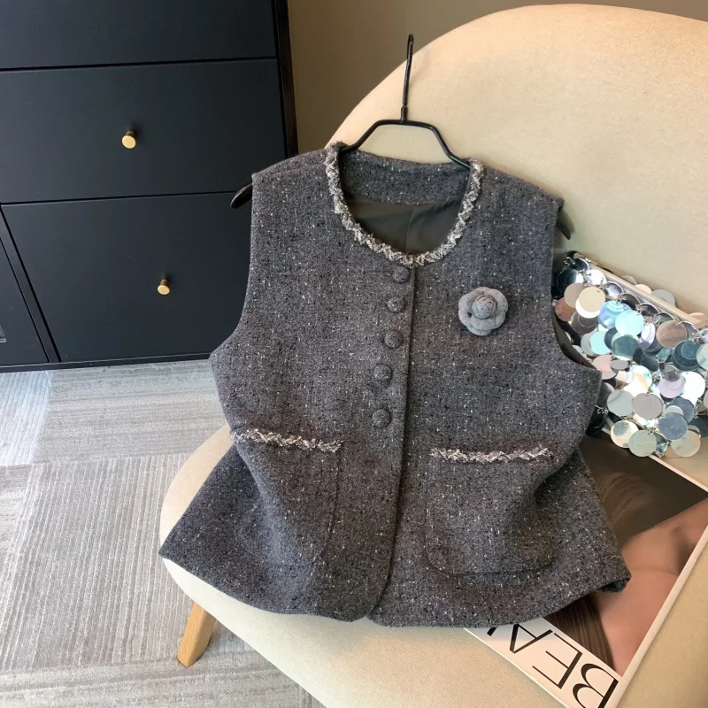 

Женская модная верхняя одежда с тяжелой вышивкой и дизайном «Чайная роза»