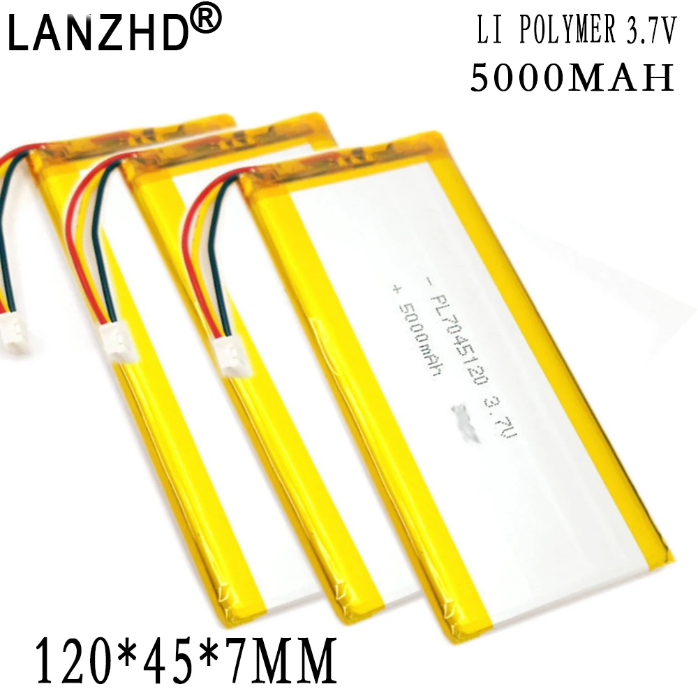 

1-10pcs 3.7v 5000mAh Li-polymer fan battery FOR Medical Equipment Communication Equipment Drone Remote Control TBS TANGO 2