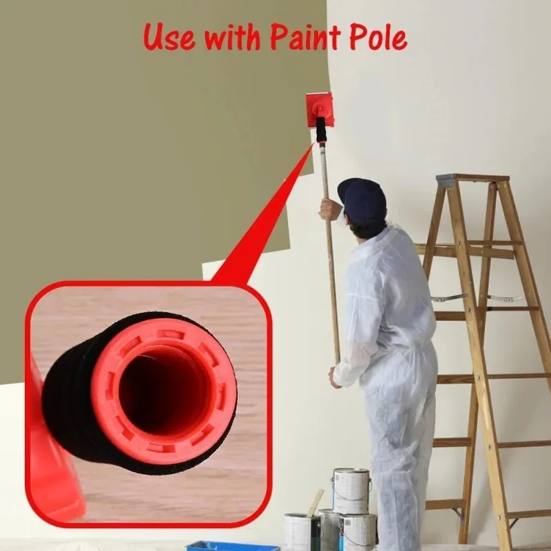 New Latex Paint Edger Brushes Adjustable wall Ceiling Corner Pad Painter Color Separator Paint Edge Trimmer Applicator Tool