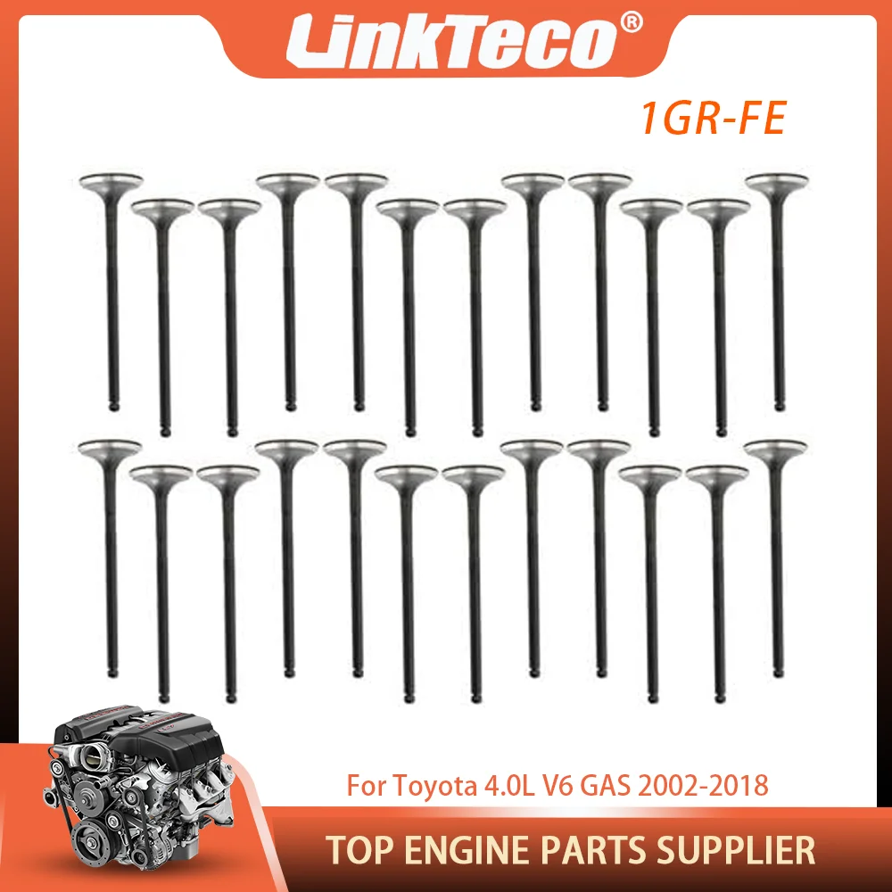 

Детали двигателя, 24 шт., впускной и выпускной клапан для Toyota 4Runner FJ Cruiser Land Cruiser Tacoma Tundra 4.0L V6 GAS 1GR-FE 2002-2018