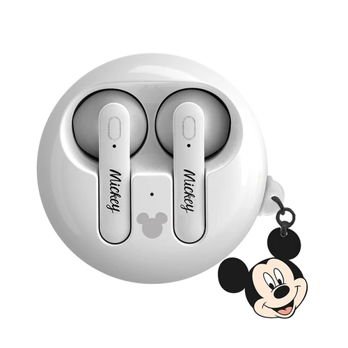 Imagen 1 del producto Dsiney TWS cancelación de ruido Bluettoth auriculares inalámbricos Semi en la oreja dibujos animados lindos auriculares Bluetooth modo de reposo súper largo