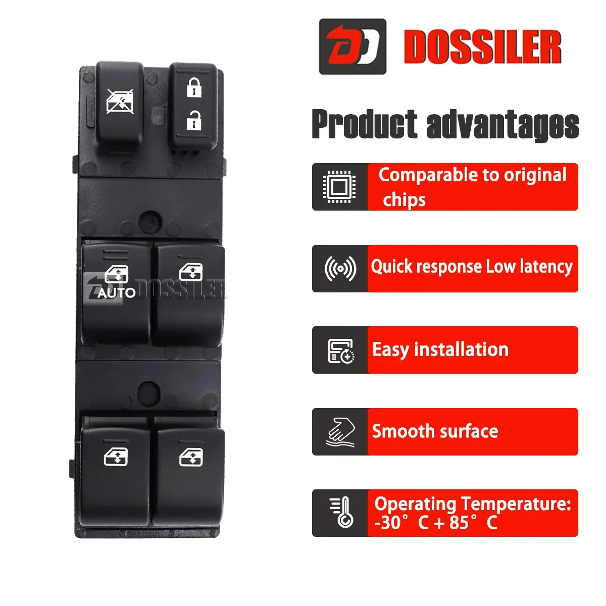 83071-SG040 Dossiler Electric Power Window Switch Lifter Regulator 83071-SG040 83071SG040 for Forester 2014 2015 2016 16+3 Pins