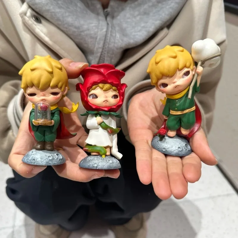 Hot Genuine Hirono×Le Petit Prince Series Anime Figures Cute Aviator Collectible Toys King Model Figures Room Xmas Gift ﻿ ﻿ ﻿ ﻿