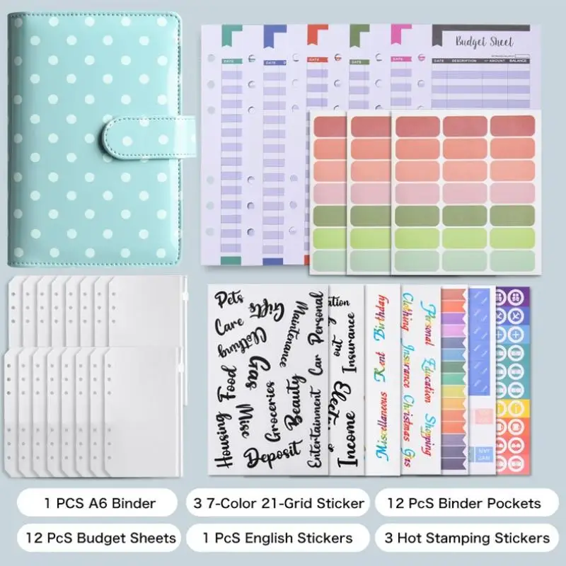 

Новый переплет для ноутбука из искусственной кожи A6, многоразовый, 6-кольцевой, бюджетный переплет для наполнителя бумаги формата А6, вкладыш, чехол для личного планировщика