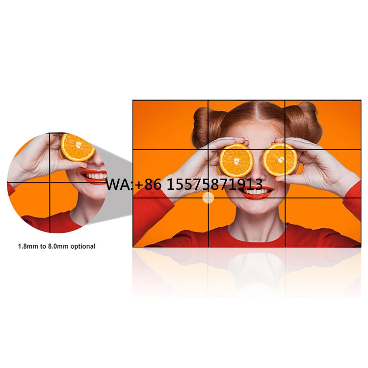 Multi Panel Splicing Screen Indoor hd 2x2 2x3 Advertising Player Narrow Bezel Lcd Video Wall Displays