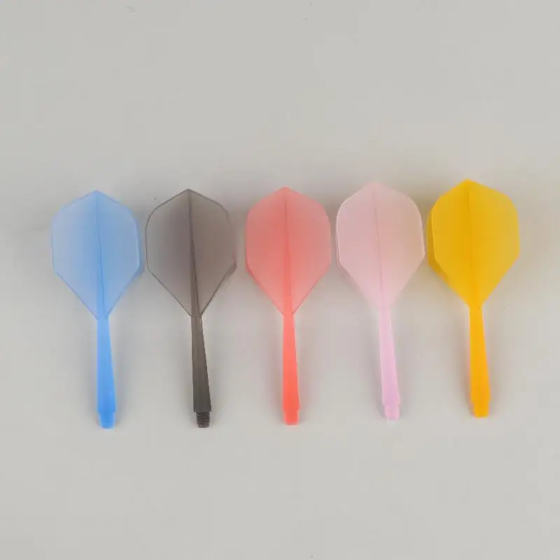 3 Stück 2BA Professionelle Dartpfeile 75% Transparent Leichtgewicht Anti-Drop L-Form Flügel für Bar-Wettkämpfe und Tägliche Übungen – Detail 2