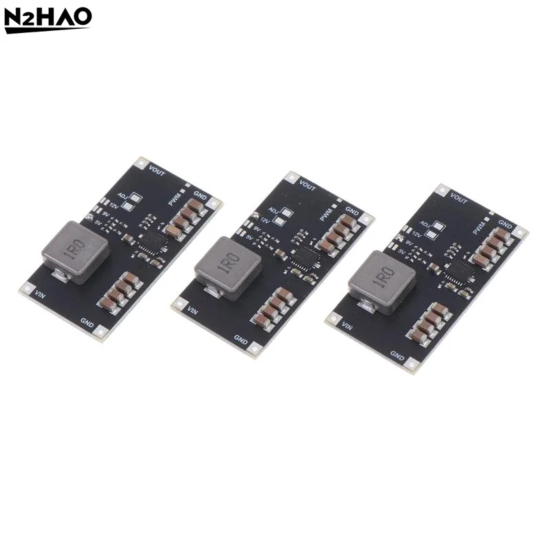 TPS61088 DC-DC High Power Boost Module Stable Adjustable 5V 9V 12V Output For DIY Lithium Battery Projects
