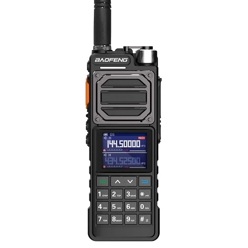 BAOFENG UV-25L pantalla grande a Color frecuencia de un clic a juego transmisor inalámbrico de largo alcance Walkie Talkie negro profesional