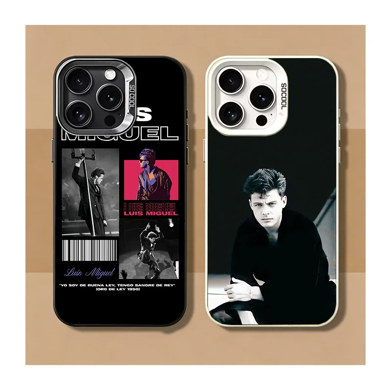Funda para teléfono L-Luis Miguel Singer para iPhone 17 16 15 Pro Max Air 16E 17E 14 Plus 13 Pro 12 Mini 11 XS SE2 SE3, Carcasa Protectora