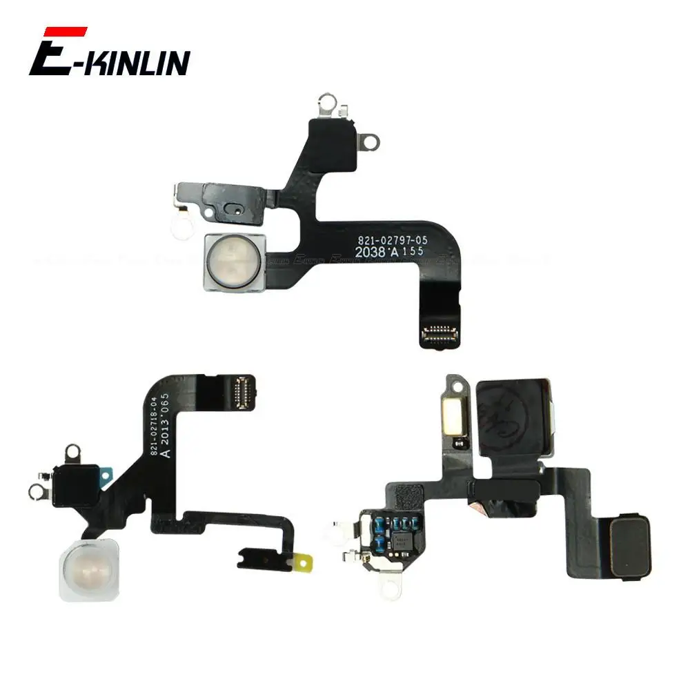 Proximity Distance Ambient Flash LED Light Sensor FPC Button Flex Cable Repair Parts For iPhone 13 12 mini 12 Pro Max